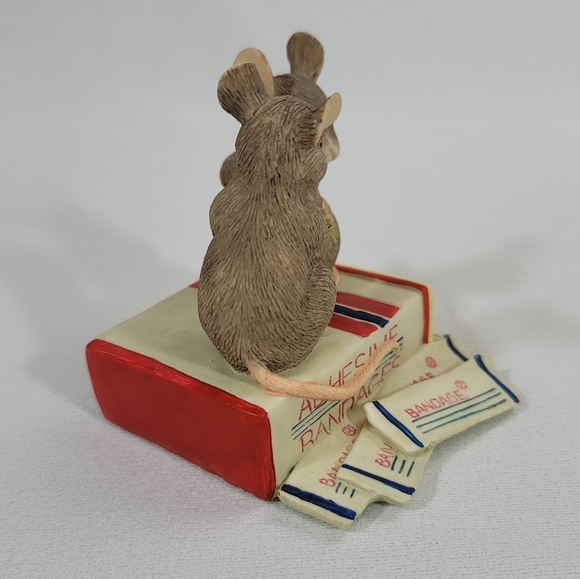 Charming Tails HOPE YOU'RE FEELING BETTER Mice Figurine By Silvestri - Picture 3 of 12